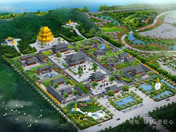 專業(yè)的寺廟規(guī)劃圖紙訂制質量上乘